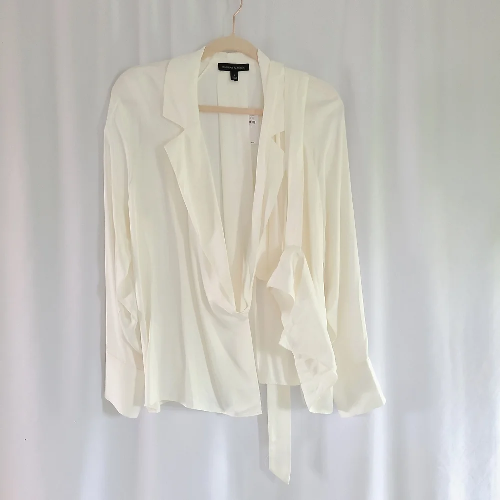 Banana Republic Blazer Wrap Top - Picture 10 of 13
